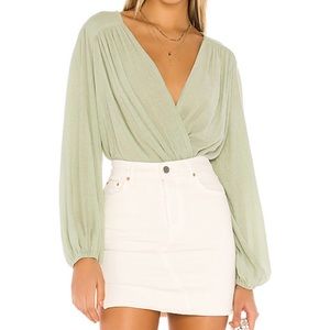 Free People - Check on it Wrap Top